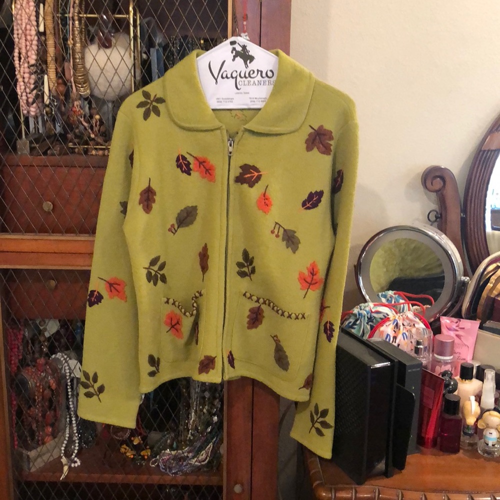 Painted pony wool fall jacket
